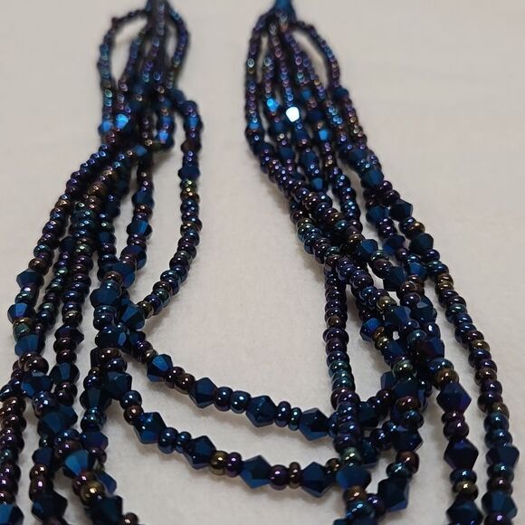 Multi Strand Beaded Necklace - Picture 3 of 5